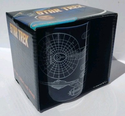 Star Trek USS Enterprise NCC-1701 Blue Print Ceramic Mug 12oz Vandor 2011