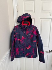Columbia Sportswear Womens Snow Ski Jacket Interchange Medium Pink Pattern