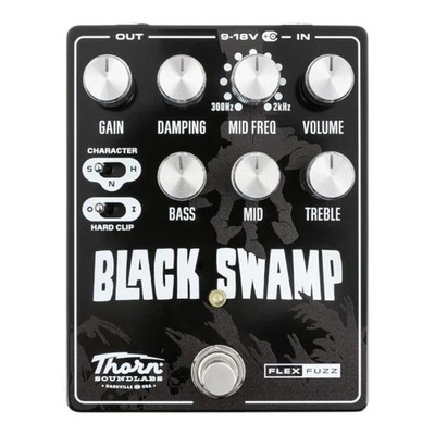 Thorn Soundlabs Black Swamp Flexible Fuzz Guitar Pedal