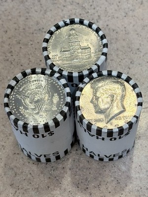 Unsearched Kennedy Half Dollar Coin Roll - Mystery Dates - Hunt for Silver