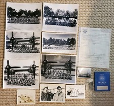1940's Photographs WWII Airplanes Soldiers Lot Of 11 Paperwork