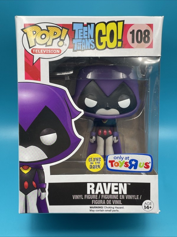 Funko Pop! Vinyl: DC Universe - Raven - (Glow , Purple) - Toys R Us (Exclusive)