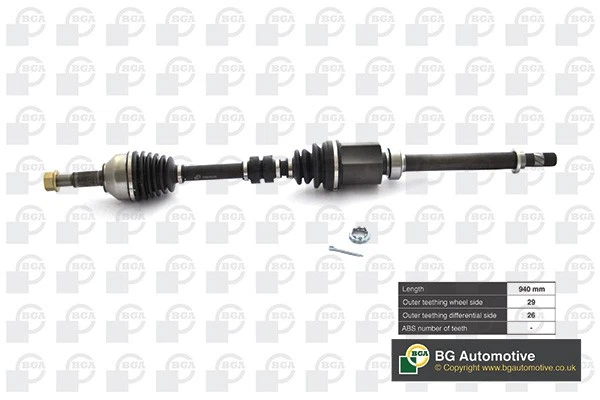 DRIVE SHAFT DS6315R FOR NISSAN DUALIS QASHQAI/+2 K9K292/282/430 1.5L 4cyl - Image 2 of 4