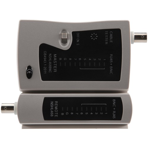 Testeur de Câble RéSeau Ethernet Testeur LAN RJ45 BNC Testeur Coaxial de Te2136 - Photo 3/9