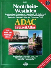 Nordrhein-Westfalen ADAC FreizeitAtlas 1 : 100 000.