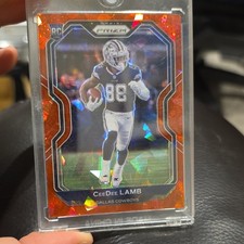 2020 Panini Prizm - Rookie CeeDee Lamb #334 Red Ice Prizm (RC)