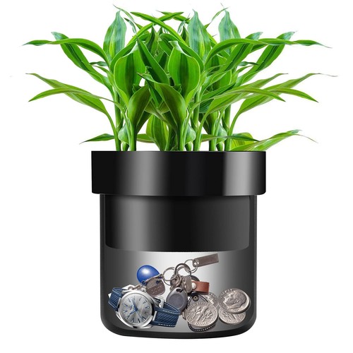 Flower Pot Diversion Safe with Key Lock, Secret Hidden Safe Lock Box, Perfect...