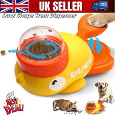 Dog Puzzle Feeder Interactive Cat Food Treat Dispenser Cartoon Duck Press Pet OY