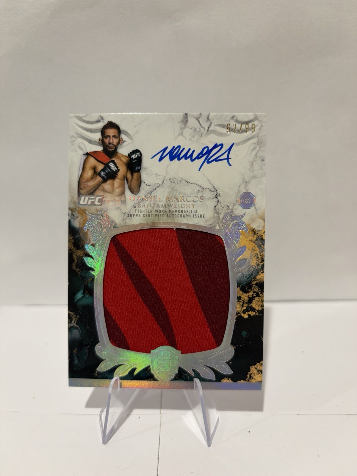 2025 Topps Royalty UFC - Rookie Relic Autographs Daniel Marcos #RRA-DM /99 (AU,