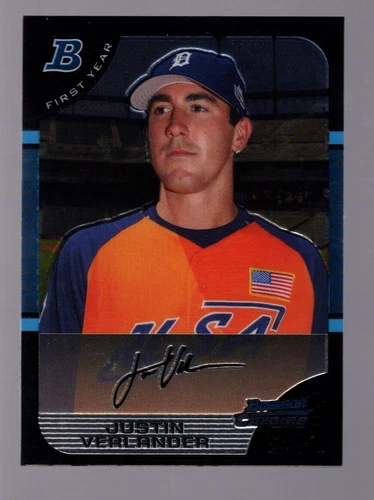 Justin Verlander 2005 Bowman Chrome #BDP129 RC