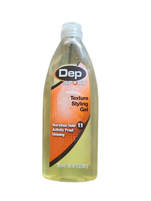(1) Dep Sport Texture Styling Gel Marathon Hold 11 Ginseng 12 Oz New See Descrip