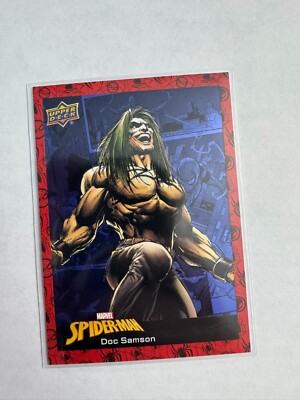2024 Upper Deck Marvel Spider-Man Blue Foil Doc Samson