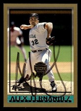 1998 Topps Inaugural Diamondbacks Auto #149 Alex Fernandez
