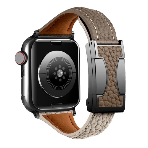 Lederarmband Armband für Apple Watch 9 8 7 6 5 4 SE Ultra iWatch 41/42/44/45/49 mm - Bild 9 von 19