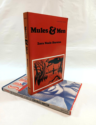 Mules and Men, Spunk, Zora Neale Hurston, 2-Book Lot, Folk Tales, Short Stories