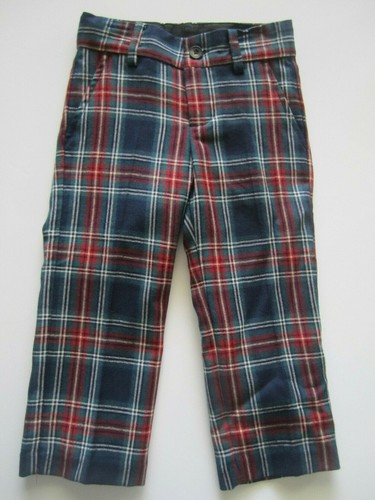 Neu mit Etikett Janie and Jack Tartan Party 2T kariert Urlaub Anzug Jacke Hose MÄNGEL lesen - Bild 5 von 7