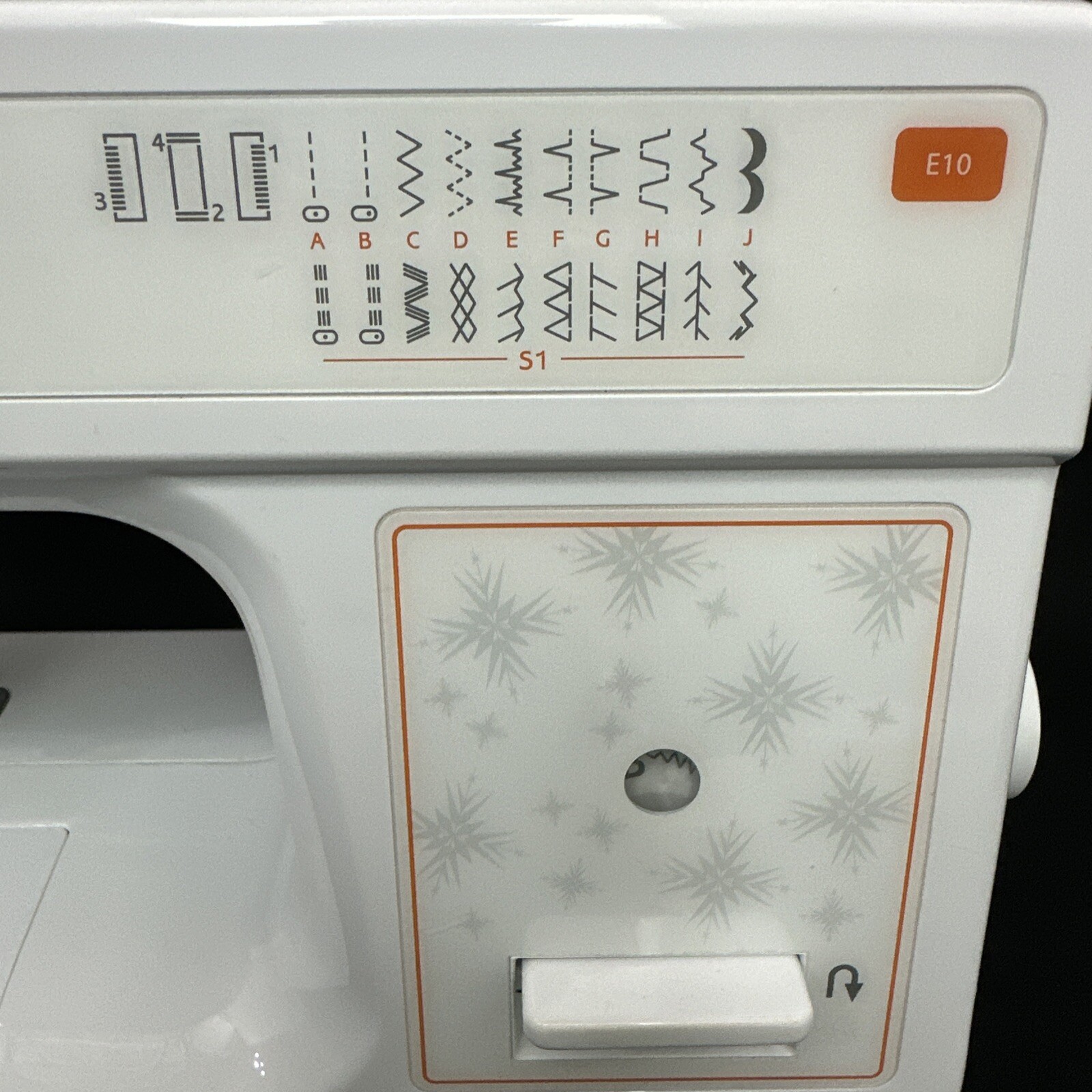 Husqvarna Viking Huskystar H Class E10 Sewing Machine w/ Pedal & Misc