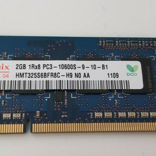 Hynix HMT325S6BFR8C-H9 2GB PC3-10600S-9-10-B1 DDR3 -1333MHz Laptop ...