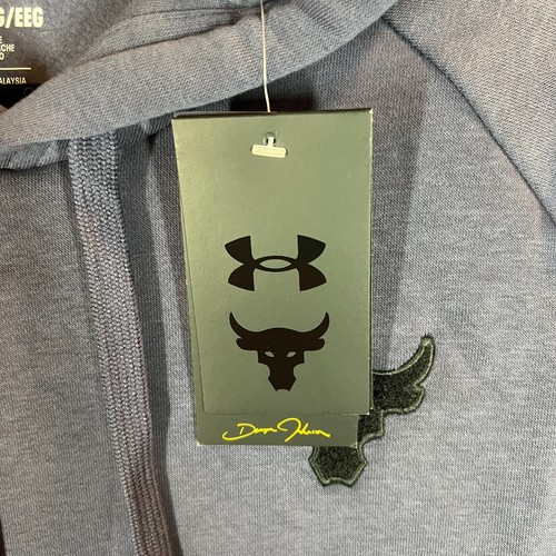 Under Armour Project Rock Veterans Day Hoodie Mens 2XL Purple Pullover Pockets - Picture 4 of 11