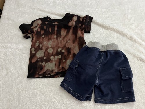 baby boy clothes Size 12 Months Short Sleeve Shirt & Shorts EUC - Picture 5 of 5