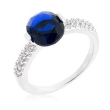 Oval Cubic Zirconia Engagement Ring