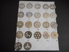 *VINTAGE* Mirro Cookie Press Spare Replacement Discs Some Are Rare