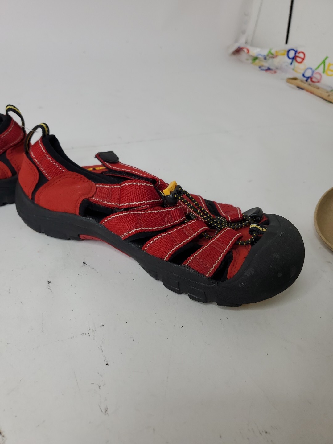 Sandali KEEN Active #9212 rosso nero giovani taglia USA 4 anni