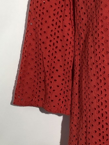 Vestido Heyton Mujer Talla XS Ojales Mangas Campana Largas Botones Traseros Boho - Imagen 4 de 12