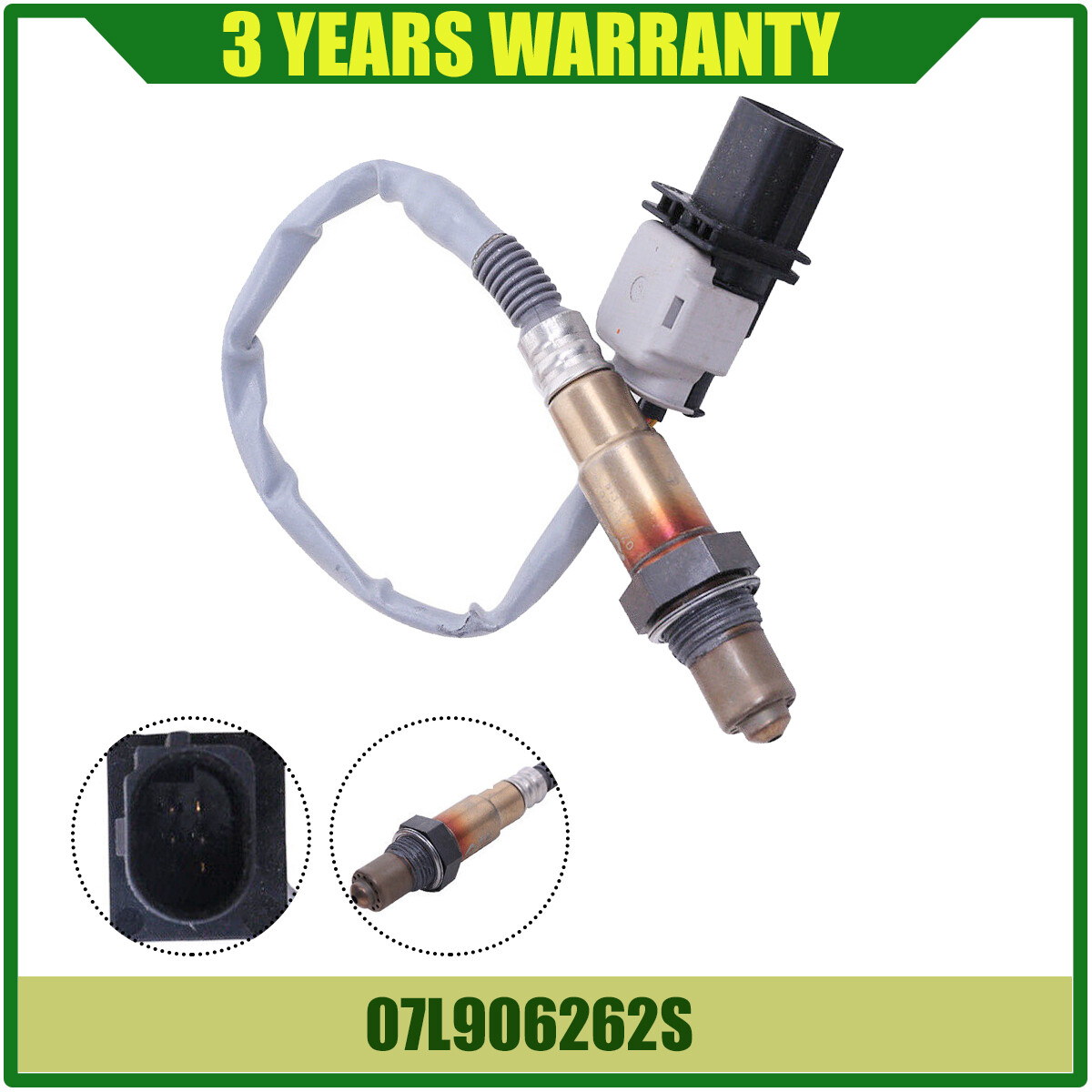 Upstream Oxygen Sensor For Audi A3 A4 A5 A8 Q7 Q5 Porsche VW Jetta 07L906262S