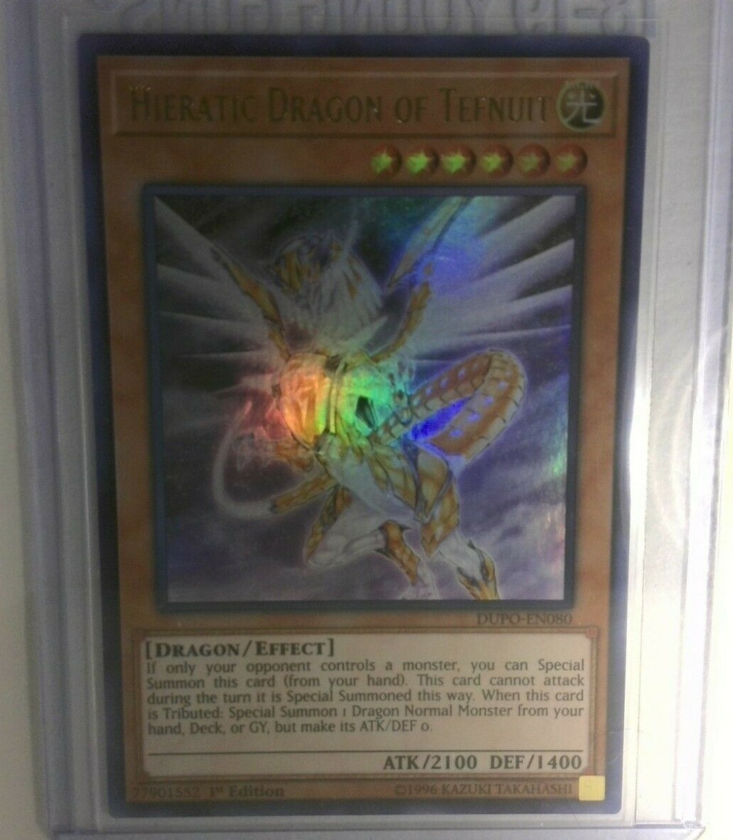 Yu-Gi-Oh! Hieratic Dragon King Of Atum – Ultra Rare, 1st Edition Aus Dem Duel Power Booster-Set (DUPO-EN092)