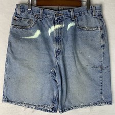 Vintage Levi  s 550 Denim Shorts Mens Size 36 Relaxed Fit