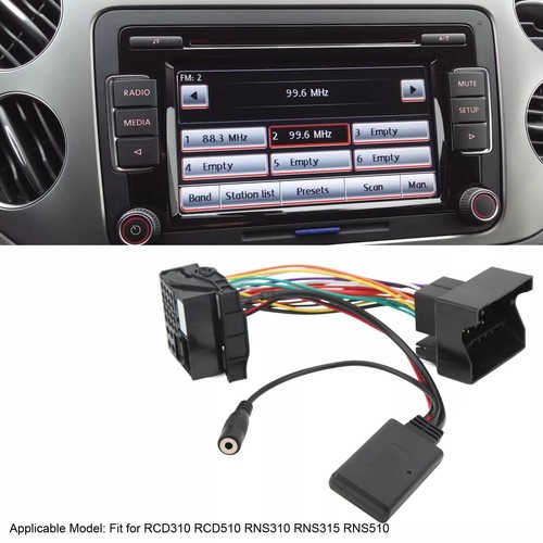 Auto Bluetooth5.0 AUX Adapter mit Freisprechmikrofon für RCD310 RCD510 RNS310