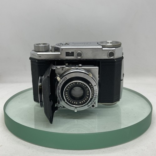 Kodak Retina II Typ 142 klappbare 35 mm Entfernungsmesserkamera mit Objektiv 50 mm f3,5 Ektar - Bild 3 von 8
