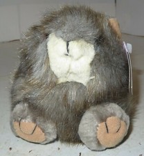 NOS Puffkins Nutty The Squirrel Plush Stuffed Swibco Retired Vintage Toy 1997