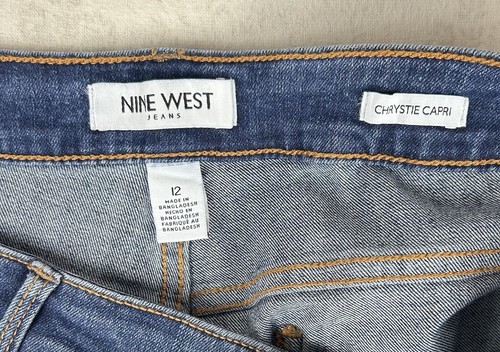 Nine West Jeans Women’s Size 12 Chrystie Capris - Picture 4 of 12