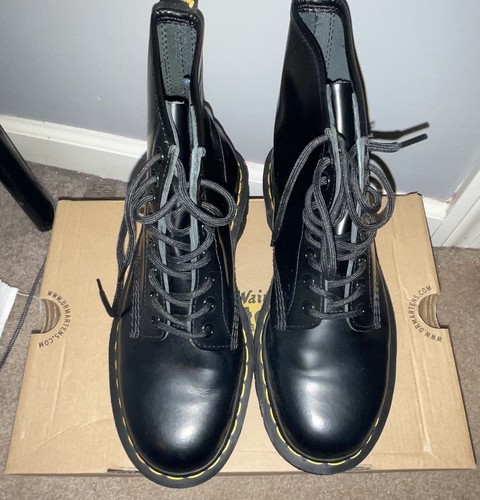 1460 Bex Smooth Leather Platform Boots 