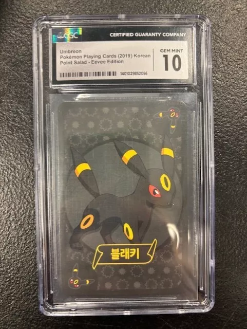 2019 Korean Umbreon Point Salad Pokemon Playing Card CGC 10 GTC2056 TCGG