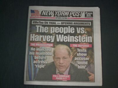 2020 JANUARY 23 NEW YORK POST NEWSPAPER -ELI MANNING RETIRES - WEINSTEIN TRIAL 
