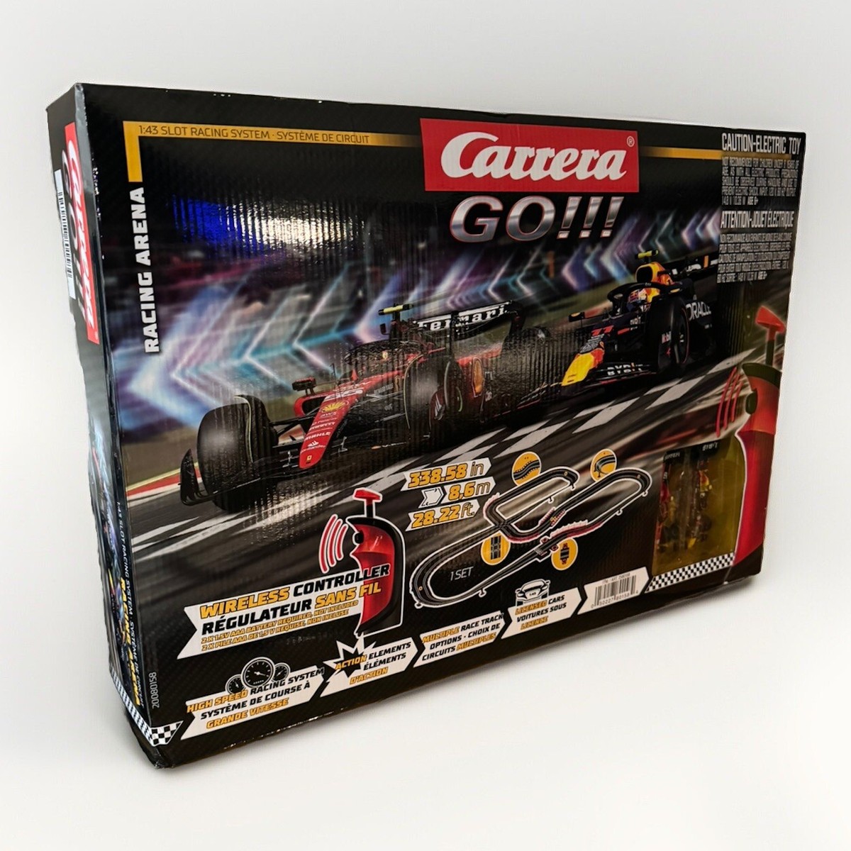 【未使用品 CARRERA GO!!! FORMULA RACING 62081 GOKarli Carrera Slotcardatenbank & Bedienungsanleitung