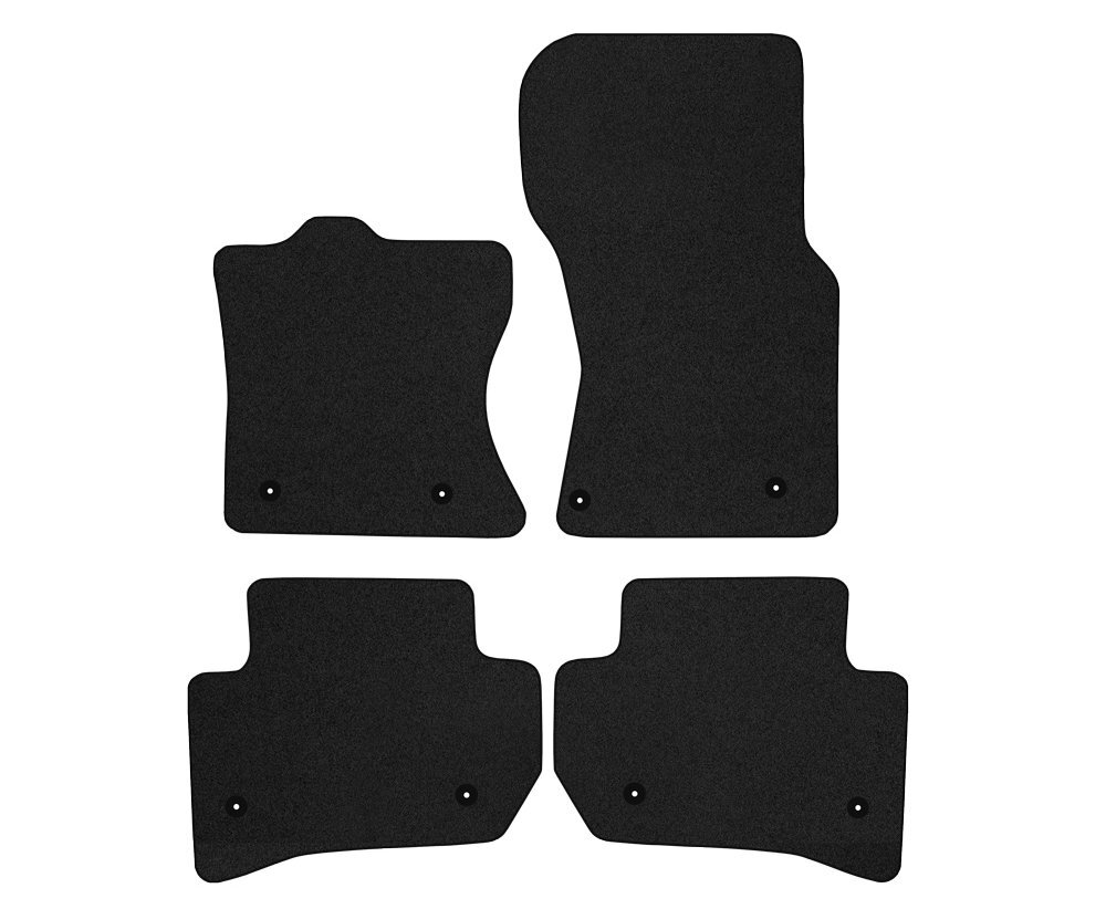 Tapis de sol Land Rover Range Rover Velar en velours premium et cuir blanc chic