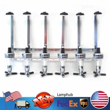 6 Bottle Wall Mount Wine Liquor Dispenser Beer Alcohol Stand Rack Bar Organizer