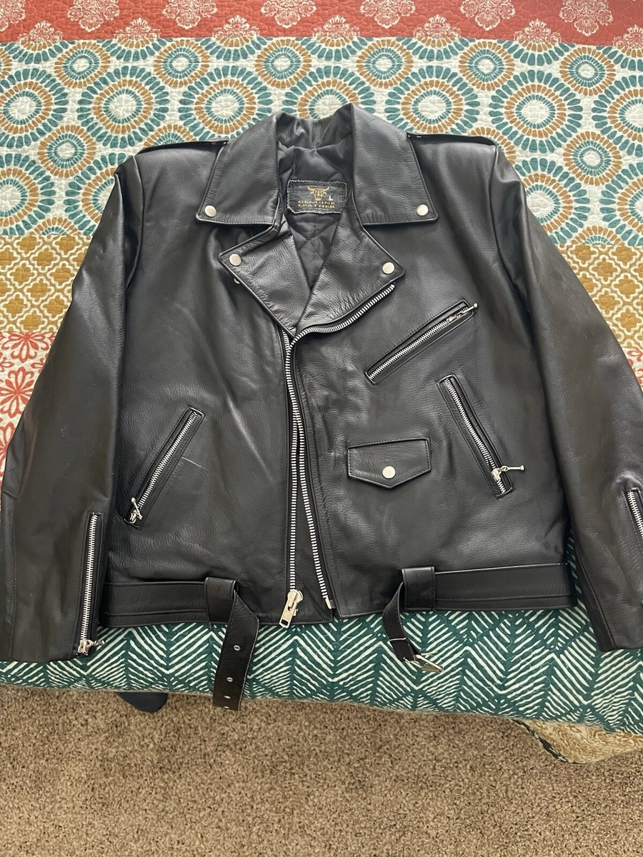 Harley-Davidson レザージャケット Lサイズ Mens Leather Motorcycle Jacket Size L Harley Davidson Emblems