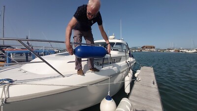 Motorboot Fender Haken. 25mm/1'' Rohr. 2 Längen, bitte für Video nach unten scrollen   