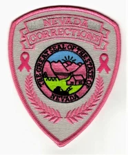 NEVADA DEPARTMENT OF CORRECTIONS patch PINK