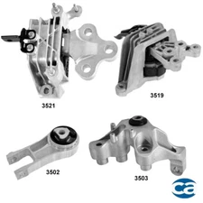 Engine Mounts & Auto Trans. Mount 4PCS For Chrysler Pacifica 24-17 V6-3.6L