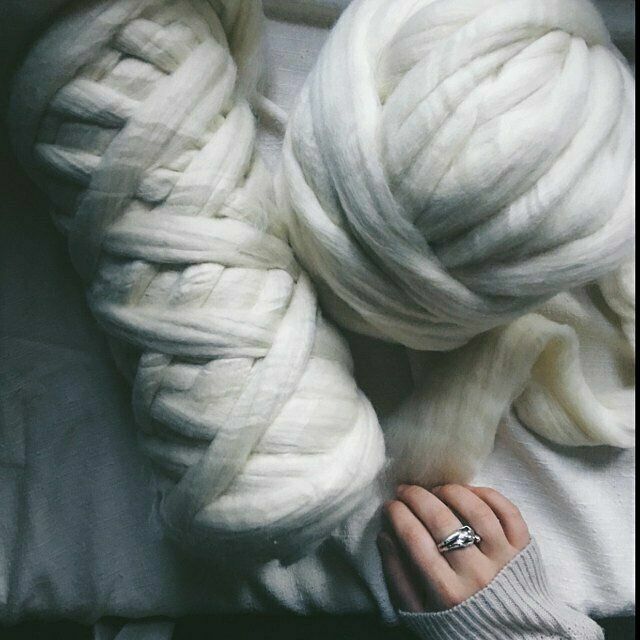 Diy 5 Lbs White Wool Roving Fiber Make Chunky Large Blanket