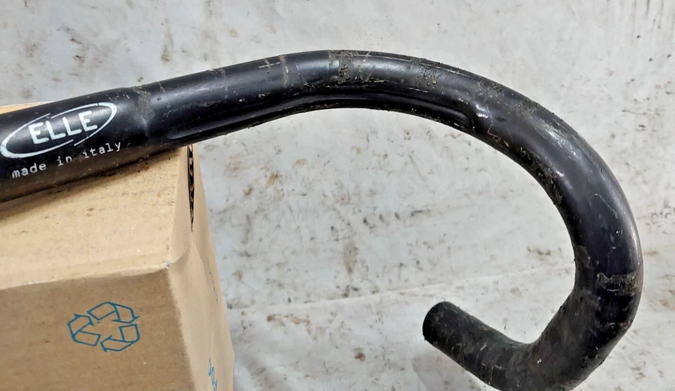 ITM Elle DropBar 手把 25.4 毫米 38 厘米 意大利制造 Colnago 经典 Ergo 船 美国 — 第 3/4 张图片