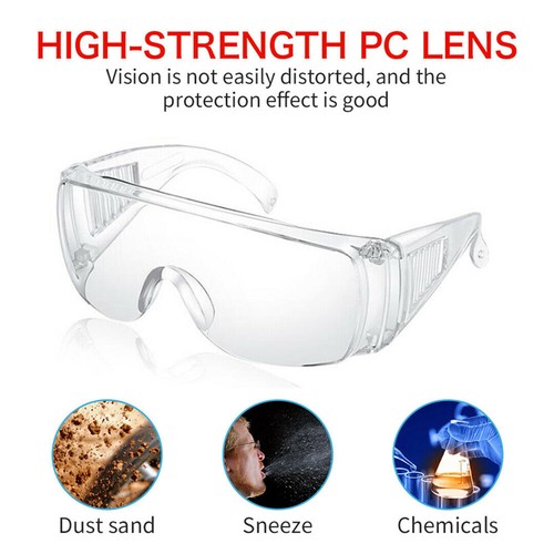 DE Schutzbrille für Brillenträger Arbeitsschutzbrille Schutzbrillen zertifiziert - Picture 6 of 21