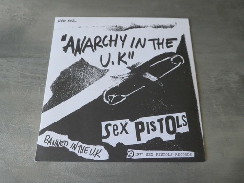 Sex Pistols Anarchy In The Uk Red Vinyl French 7 Inch Single Punk New Wave Kbd Ebay