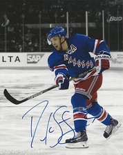 DEREK STEPAN SIGNED NEW YORK RANGERS 8X10 PHOTO AUTOGRAPH 